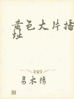 黄色大片播放地址