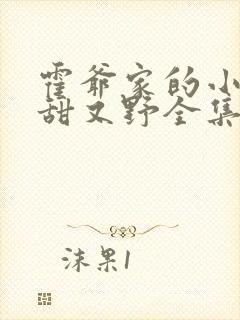 霍爷家的小祖宗甜又野全集下载