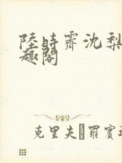 陆时霁沈梨初笔趣阁封面