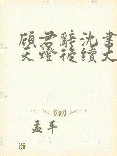 顾君辞沈书瑶点天灯后续大结局