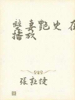 双妻艳史 在线播放