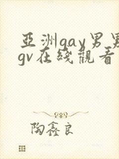 亚洲gay男男gv在线观看