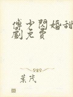 傅少闪婚甜妻短剧免费