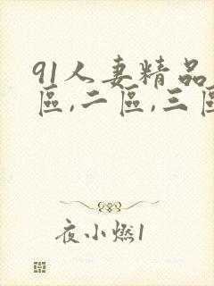 91人妻精品一区,二区,三区