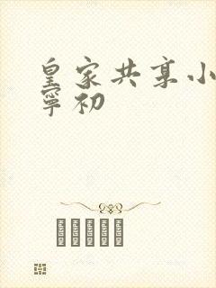 皇家共享小公主宁初