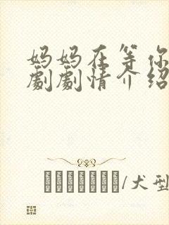 妈妈在等你电视剧剧情介绍大结局