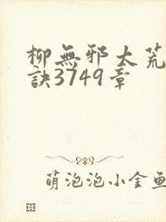 柳无邪太荒吞天诀3749章封面