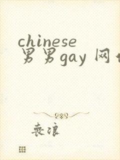chinese男男gay 网站