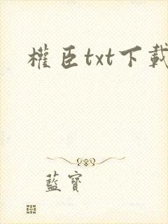 权臣txt下载