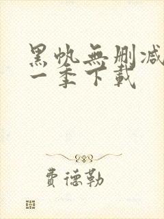 黑帆无删减版第一季下载
