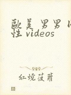 欧美 男男 同性 videos