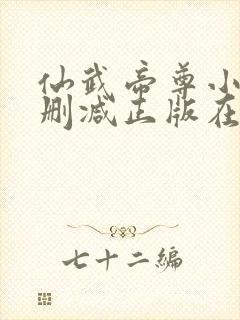 仙武帝尊小说无删减正版在线阅读