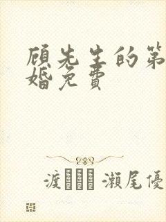 顾先生的第一宠婚免费