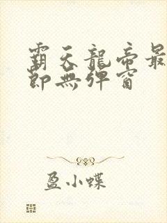霸天龙帝最新章节无弹窗