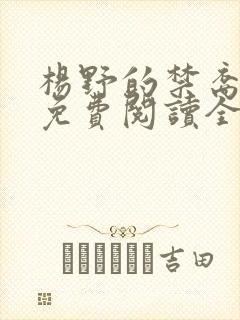 杨野的禁裔小说免费阅读全文最新章