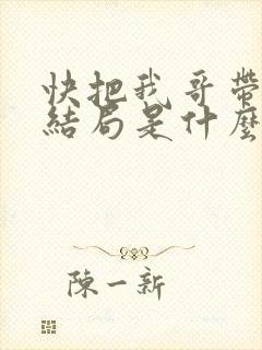 快把我哥带走大结局是什么封面