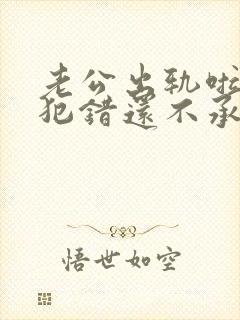 老公出轨啦明明犯错还不承认该怎么办