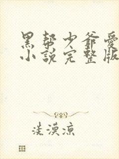 黑帮少爷爱上我小说完整版