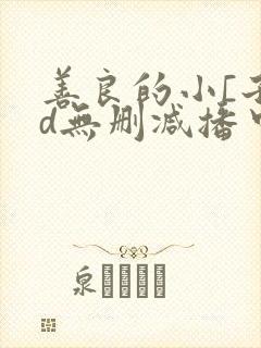 善良的小[子hd无删减播中文封面