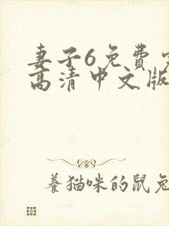 妻子6免费完整高清中文版电视剧