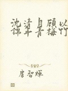 沈清月顾以辰宋锦年青梅竹马小说封面