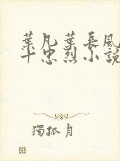 叶凡叶长风一门十忠烈小说书名