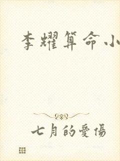 李耀算命小说