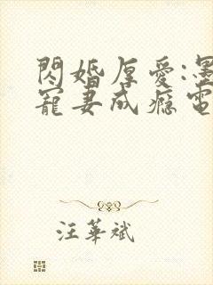 闪婚厚爱:墨少宠妻成瘾电子版封面