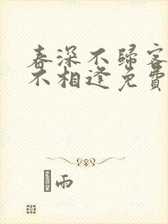 春深不归客清梦不相逢免费全文