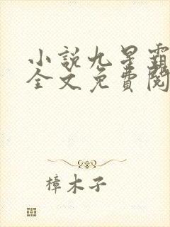 小说九星霸体诀全文免费阅读完整版最新章节