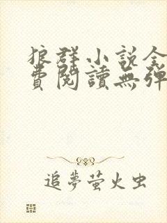 狼群小说全文免费阅读无弹窗