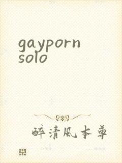 gaypornsolo封面