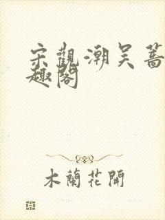 宋观潮吴蔷薇笔趣阁封面