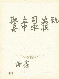 与上司出轨的人妻中字版封面