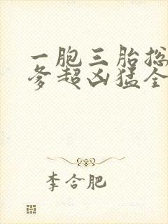 一胞三胎总裁爹爹超凶猛全集下载
