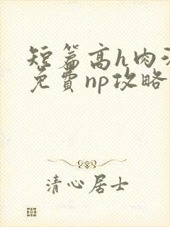 短篇高h肉汁文免费np攻略