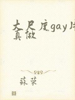 大尺度gay片真做封面