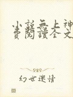 小说无上神帝免费阅读全文封面