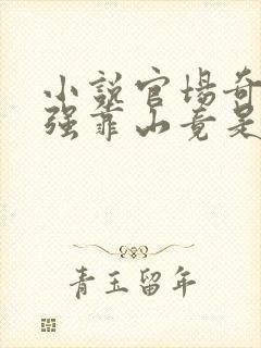 小说官场奇才最强靠山竟是我自己李澜在线