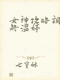 女神攻略调教手册温婷封面
