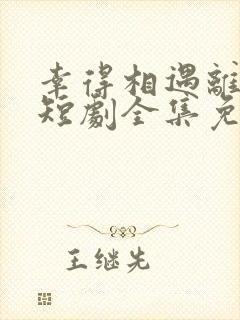 幸得相遇离婚时短剧全集免费观看封面
