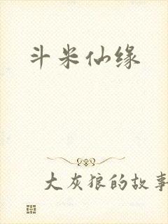 斗米仙缘封面