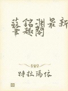 苏铭渊最新章节笔趣阁