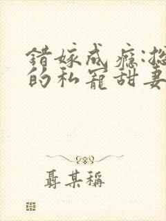 错嫁成瘾:总裁的私宠甜妻