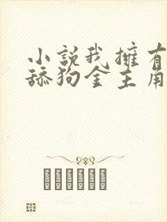 小说我拥有百亿舔狗金主角