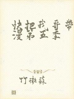 快把我哥带走动漫第五季封面