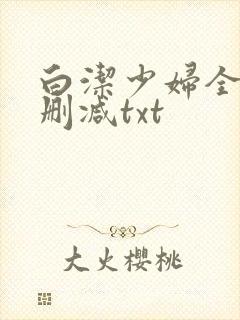 白洁少妇全文无删减txt