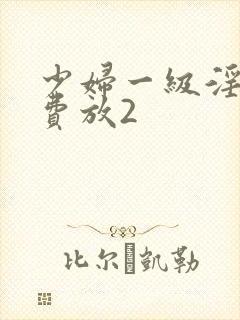 少妇一级淫片免费放2