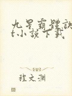 九星霸体诀txt小说下载