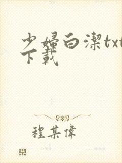 少妇白洁txt下载封面